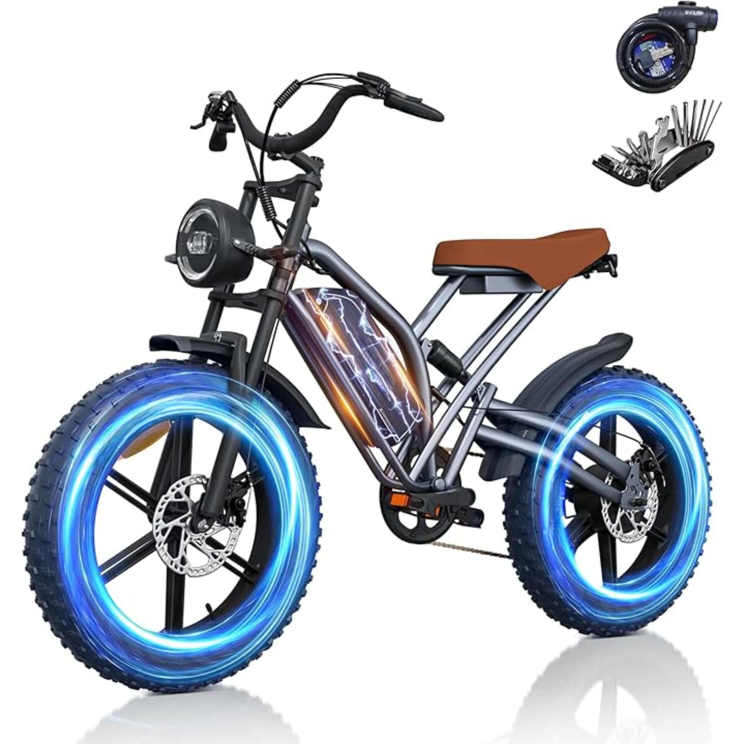 Tyooteriw x50 Electric Bike 20 inch x 4.0 Adult Electric Bike - Tyooteriw